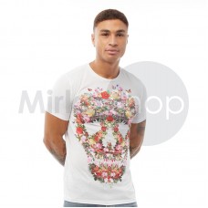 Aftermath t shirt skull floral taglia xs uk 